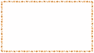 ハロウィンおばけの映像フレーム素材のフリーイラスト Clip art of halloween-ghost video frame