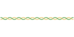 クリスマスカラーの螺旋のライン素材のフリーイラスト Clip art of christmas helix line