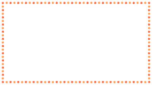 紅葉の映像フレーム素材のフリーイラスト Clip art of momiji video frame