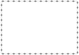 ひし形のフレーム素材のフリーイラスト Clip art of rhombus paper frame