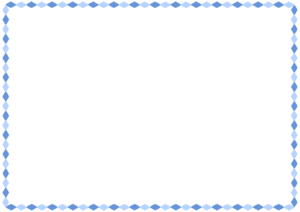 ひし形のフレーム素材のフリーイラスト Clip art of rhombus paper frame