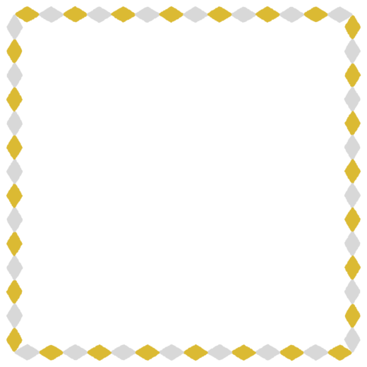ひし形の正方形フレーム素材
