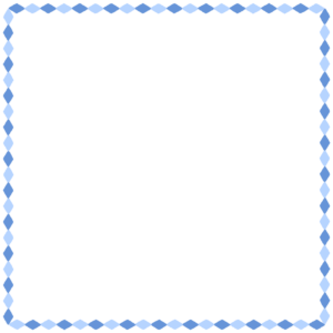 ひし形の正方形フレーム素材のフリーイラスト Clip art of rhombus square frame