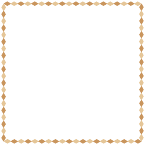 ひし形の正方形フレーム素材のフリーイラスト Clip art of rhombus square frame