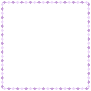ひし形の正方形フレーム素材のフリーイラスト Clip art of rhombus square frame