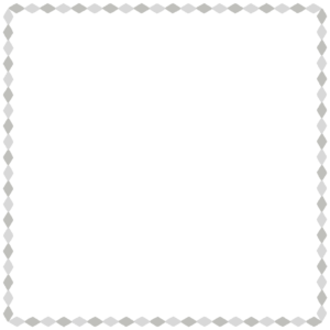 ひし形の正方形フレーム素材のフリーイラスト Clip art of rhombus square frame