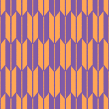 ハロウィンカラーの矢絣柄のパターン素材のフリーイラスト Clip art of halloween yagasuri pattern