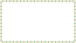 クリスマスカラーの四角形の映像フレーム素材のフリーイラスト Clip art of christmas quadrilateral video frame