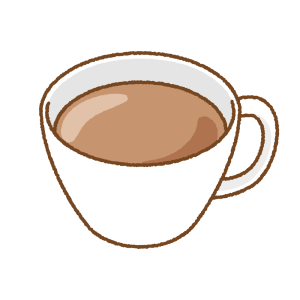 ココアのフリーイラスト Clip art of cocoa hot-chocolate