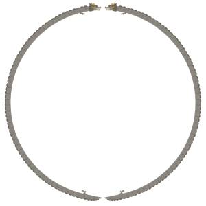 龍の丸フレーム素材のフリーイラスト Clip art of ryuu circle frame