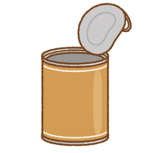 空き缶のフリーイラスト Clip art of empty can