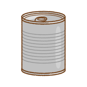 缶詰のフリーイラスト Clip art of canned-food