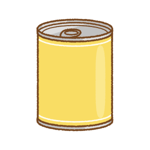 缶詰のフリーイラスト Clip art of canned-food