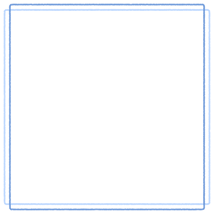 シンプルな正方形フレーム素材のフリーイラスト Clip art of simple square frame