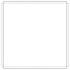 シンプルな正方形フレーム素材のフリーイラスト Clip art of simple square frame