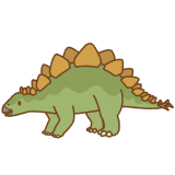 ステゴサウルスのイラスト