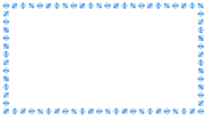 アジサイの映像フレーム素材のフリーイラスト Clip art of hydrangea video frame