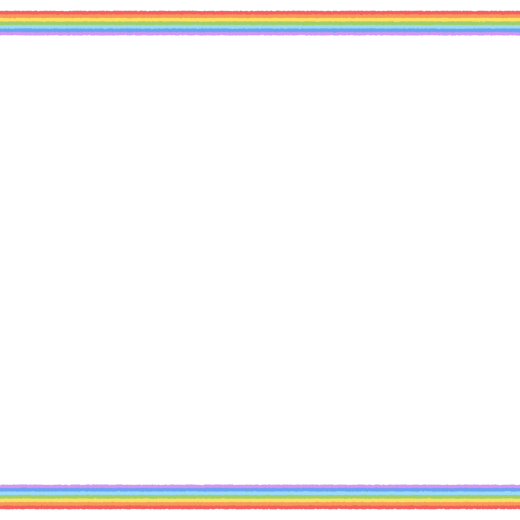 虹の映像フレーム素材
