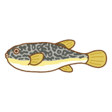 ムシフグのフリーイラスト Clip art of mushi-fugu