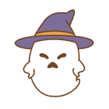 怒るハロウィンおばけのフリーイラスト Clip art of halloween ghost