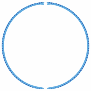 ヘビの丸フレーム素材のフリーイラスト Clip art of snake circle frame