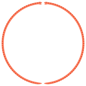 ヘビの丸フレーム素材のフリーイラスト Clip art of snake circle frame