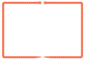 ヘビのフレーム素材のフリーイラスト Clip art of snake paper frame