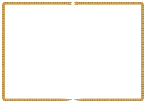 ヘビのフレーム素材のフリーイラスト Clip art of snake paper frame