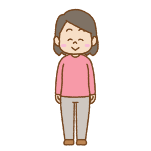 女性のフリーイラスト Clip art of female