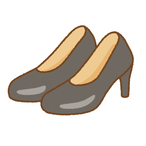 ハイヒールのフリーイラスト Clip art of high-heels