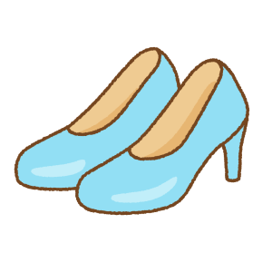 ハイヒールのフリーイラスト Clip art of high-heels