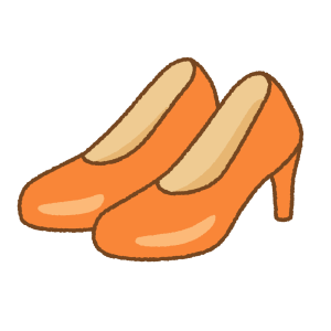 ハイヒールのフリーイラスト Clip art of high-heels