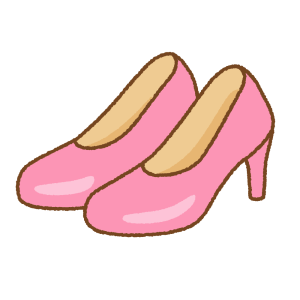 ハイヒールのフリーイラスト Clip art of high-heels