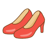 ハイヒールのフリーイラスト Clip art of high-heels