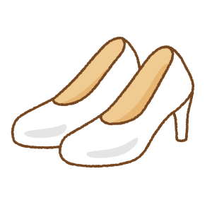 ハイヒールのフリーイラスト Clip art of high-heels