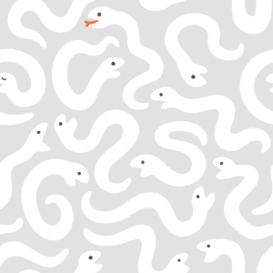 ヘビのパターン素材のフリーイラスト Clip art of snake pattern