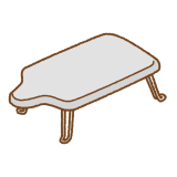 アイロン台のフリーイラスト Clip art of ironing-board