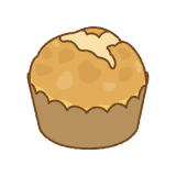 マフィンのフリーイラスト Clip art of muffin