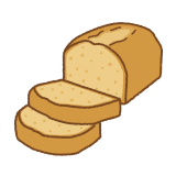 パウンドケーキのフリーイラスト Clip art of pound-cake