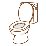 トイレのフリーイラスト Clip art of toilet