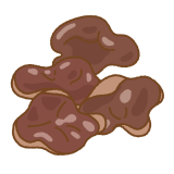 キクラゲのイラスト