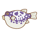 毒フグのイラスト