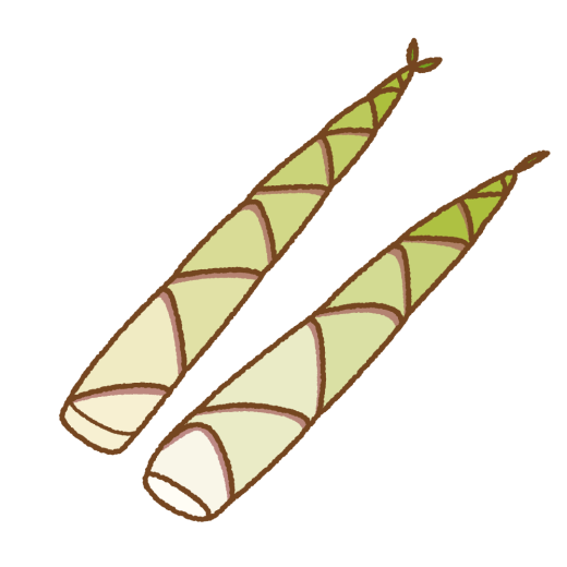ネマガリタケのイラスト