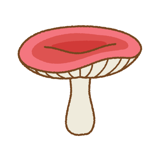 ドクベニタケのイラスト