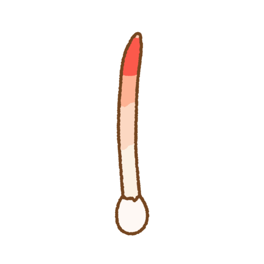 キツネノロウソクのイラスト
