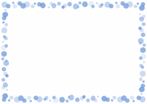 ドットのフレーム素材のフリーイラスト Clip art of dot paper frame