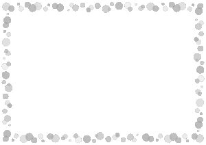 ドットのフレーム素材のフリーイラスト Clip art of dot paper frame
