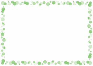ドットのフレーム素材のフリーイラスト Clip art of dot paper frame