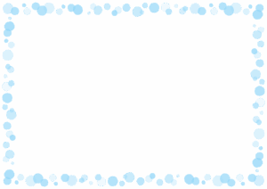 ドットのフレーム素材のフリーイラスト Clip art of dot paper frame