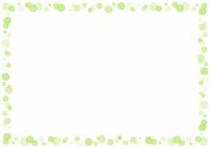 ドットのフレーム素材のフリーイラスト Clip art of dot paper frame